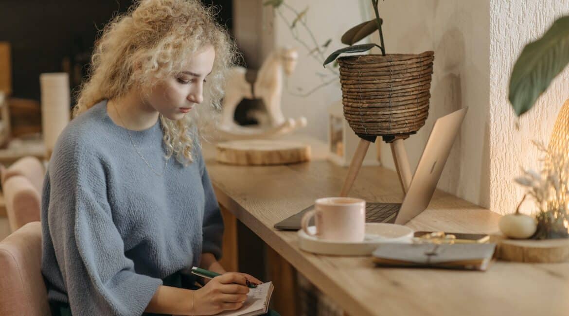 woman monitoring cycle